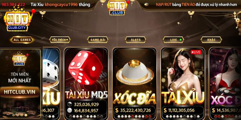 Casino Hitclub - Sảnh Live Casino Trực Tuyến Đẳng Cấp Châu Á